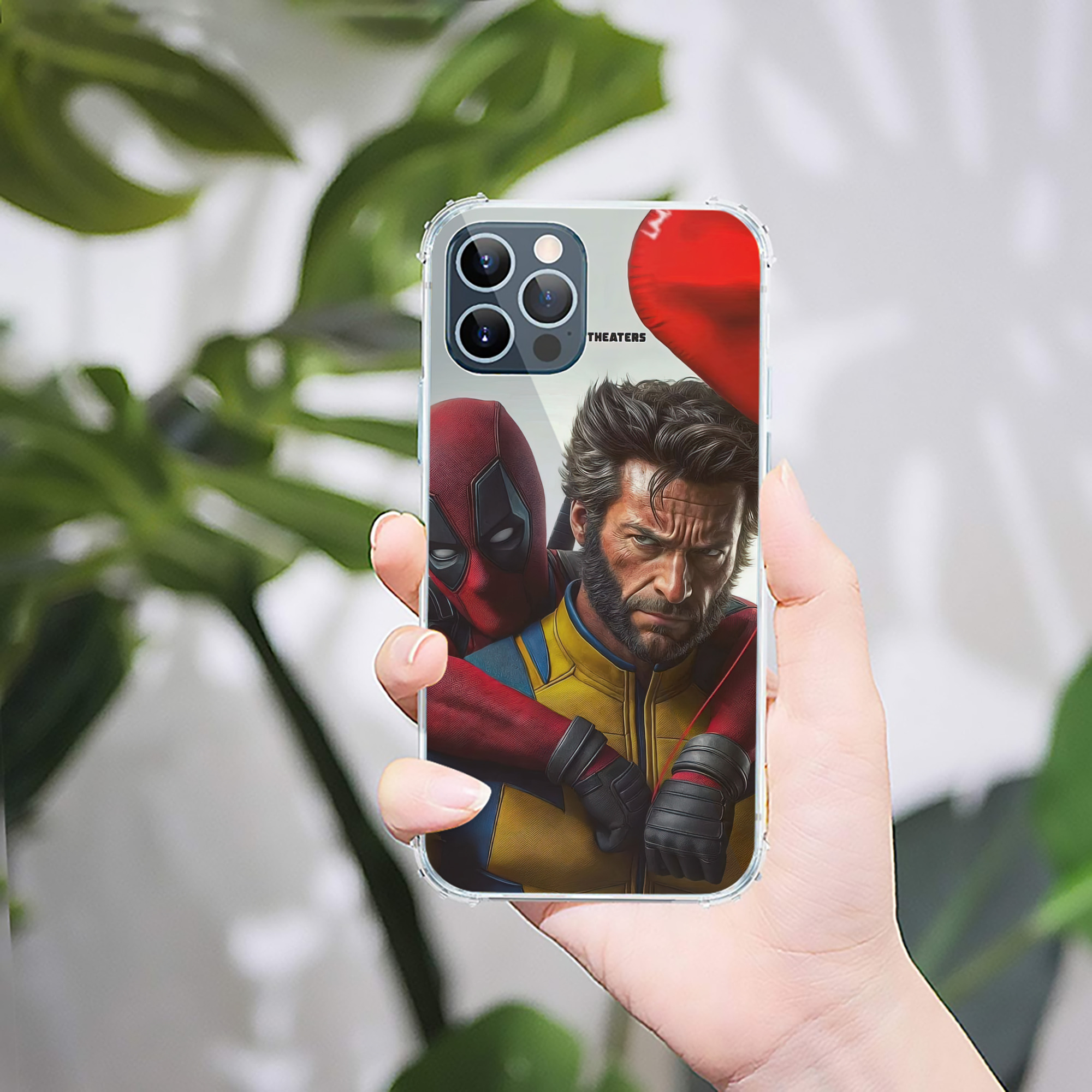 （画像用） Deadpool デッドプール 【iPhone 12シリーズ対応】透明スマホケース（クリアソフトケース）